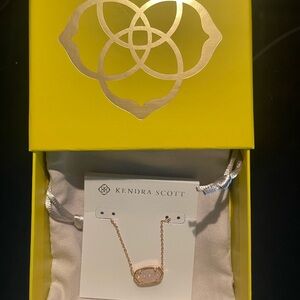 Kendra Scott Blush Pink Necklace